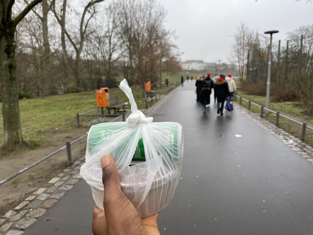 Weihnachtsverteilung an Obdachlose